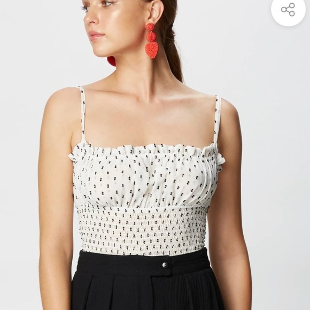 Flynn Skye Polka Dot Crop Top (NWT)